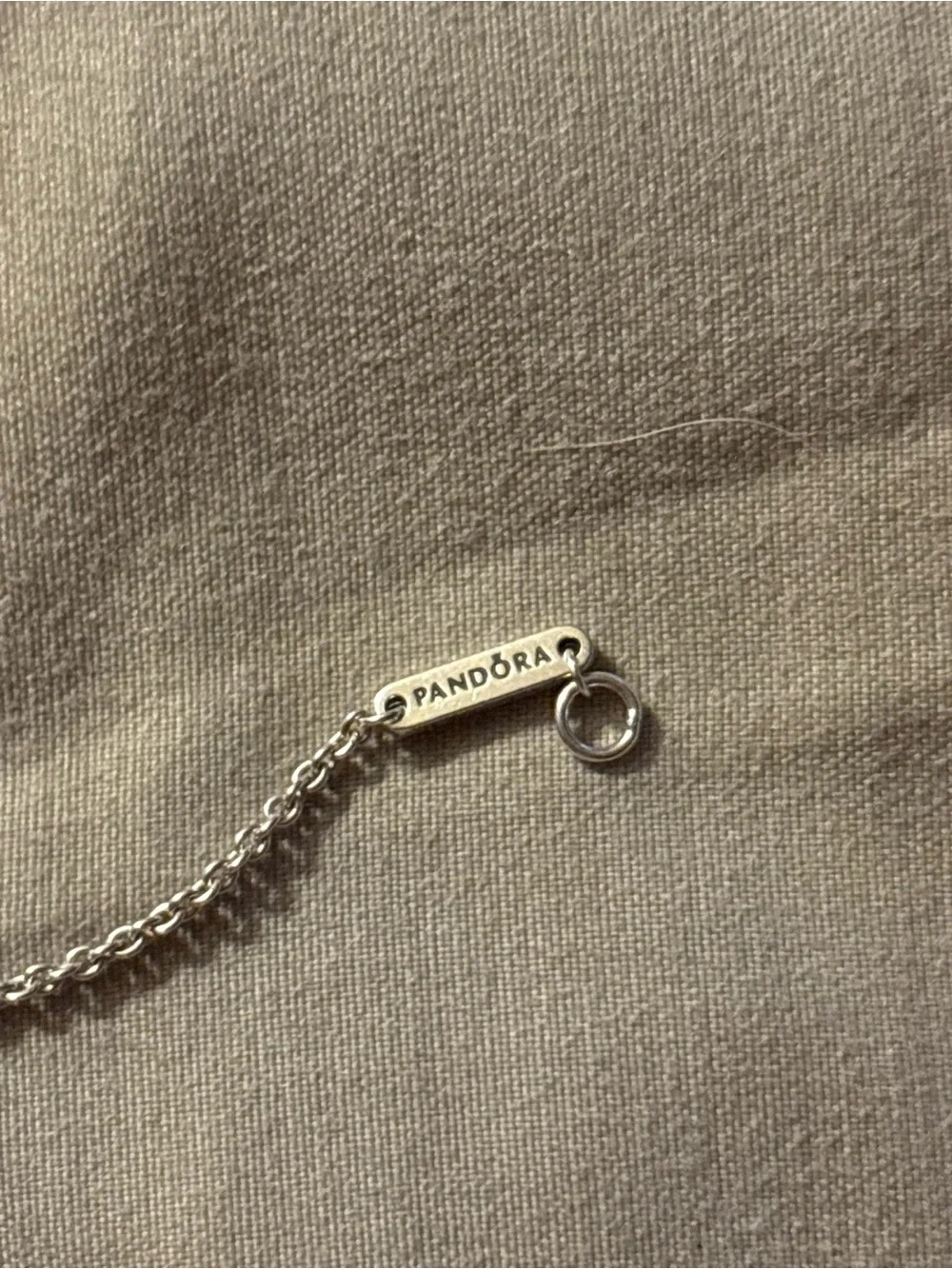 Pandora collier silver necklace